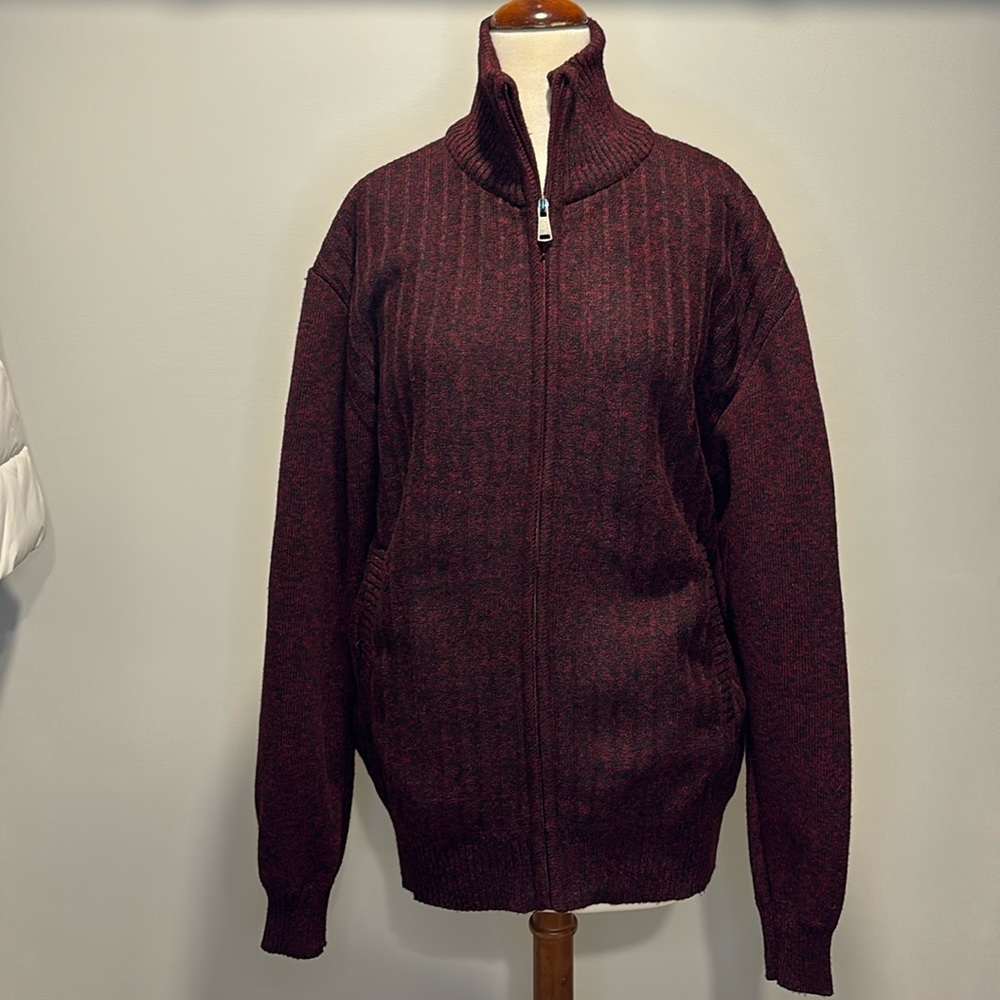 Men’s Effect full zip fleece lined sweater XL